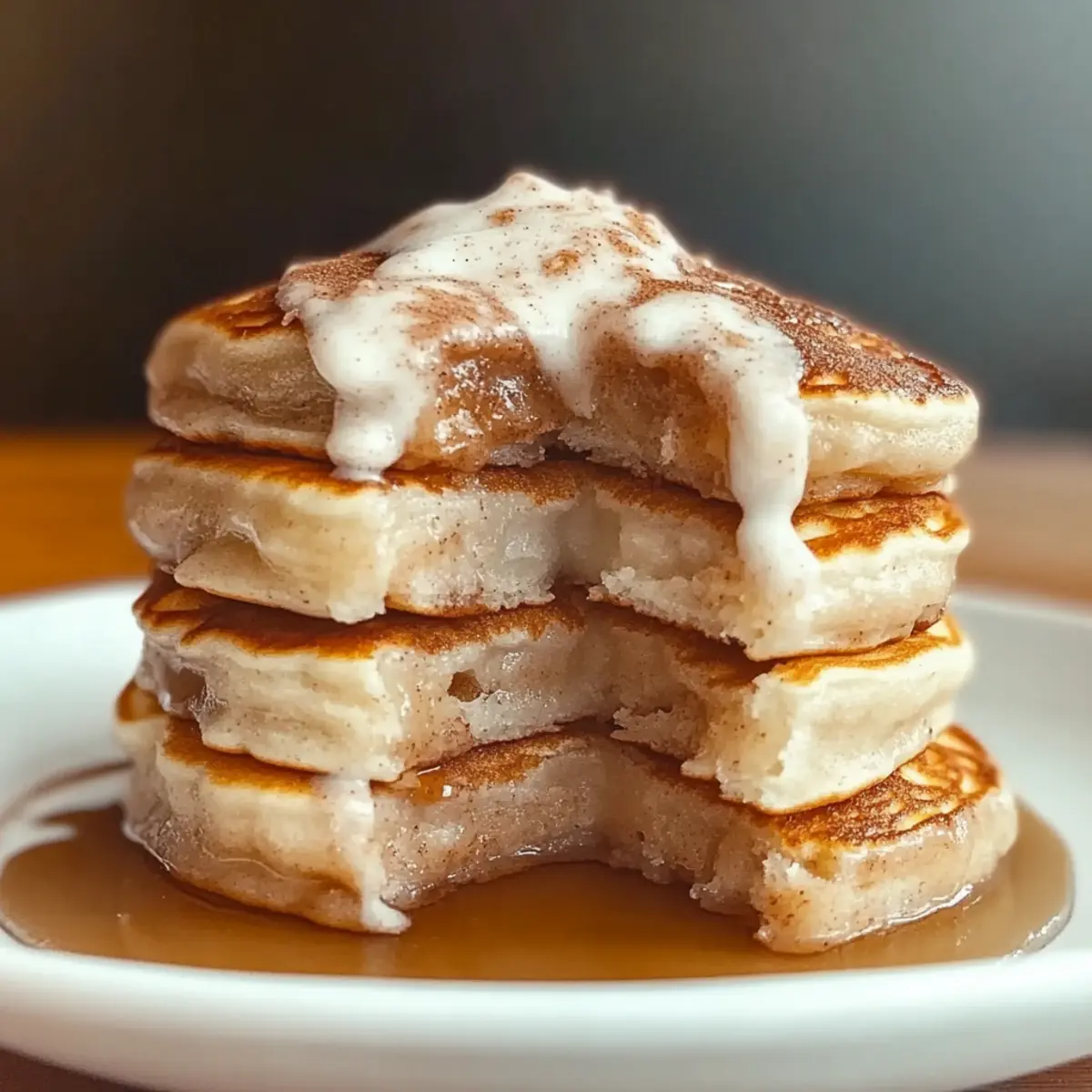 Cinnamon Roll Pancakes
