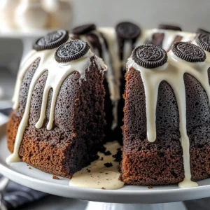 Moist Oreo Bundt Cake