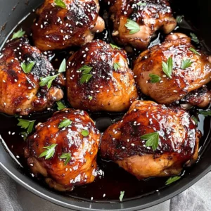 Honey Soy Baked Chicken Thighs