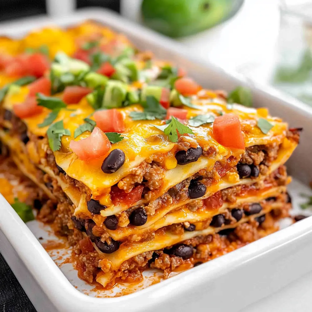 Easy Mexican Lasagna