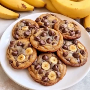 Banana Bread Chocolate Chip Cookies