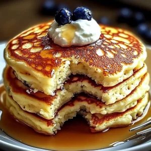 Flourless Cottage Cheese Pancakes