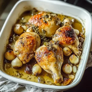 Oven-Roasted French Garlic Chicken