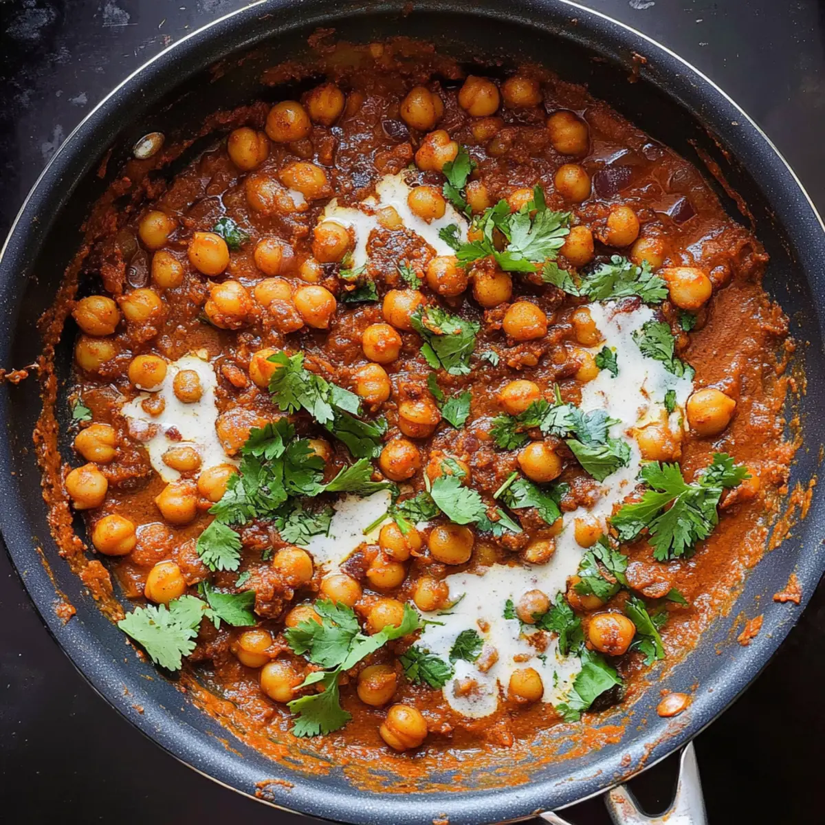 One-Pan Harissa Chickpeas