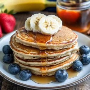 Banana and Oats Pancakes