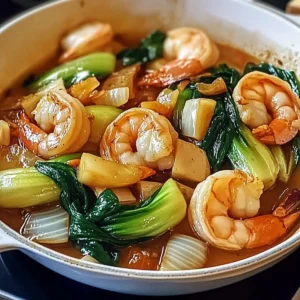 Shrimp with Bok Choy