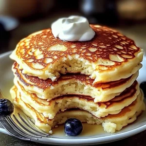Flourless Cottage Cheese Pancakes