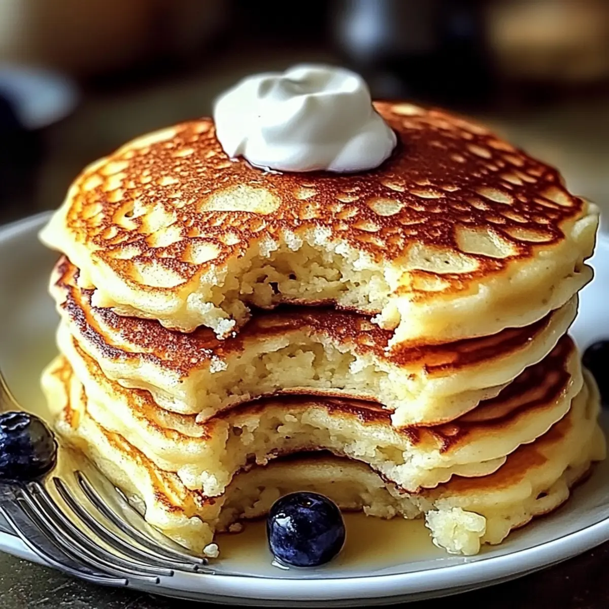 Flourless Cottage Cheese Pancakes