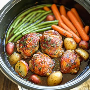 Honey Garlic Chicken and Veggies