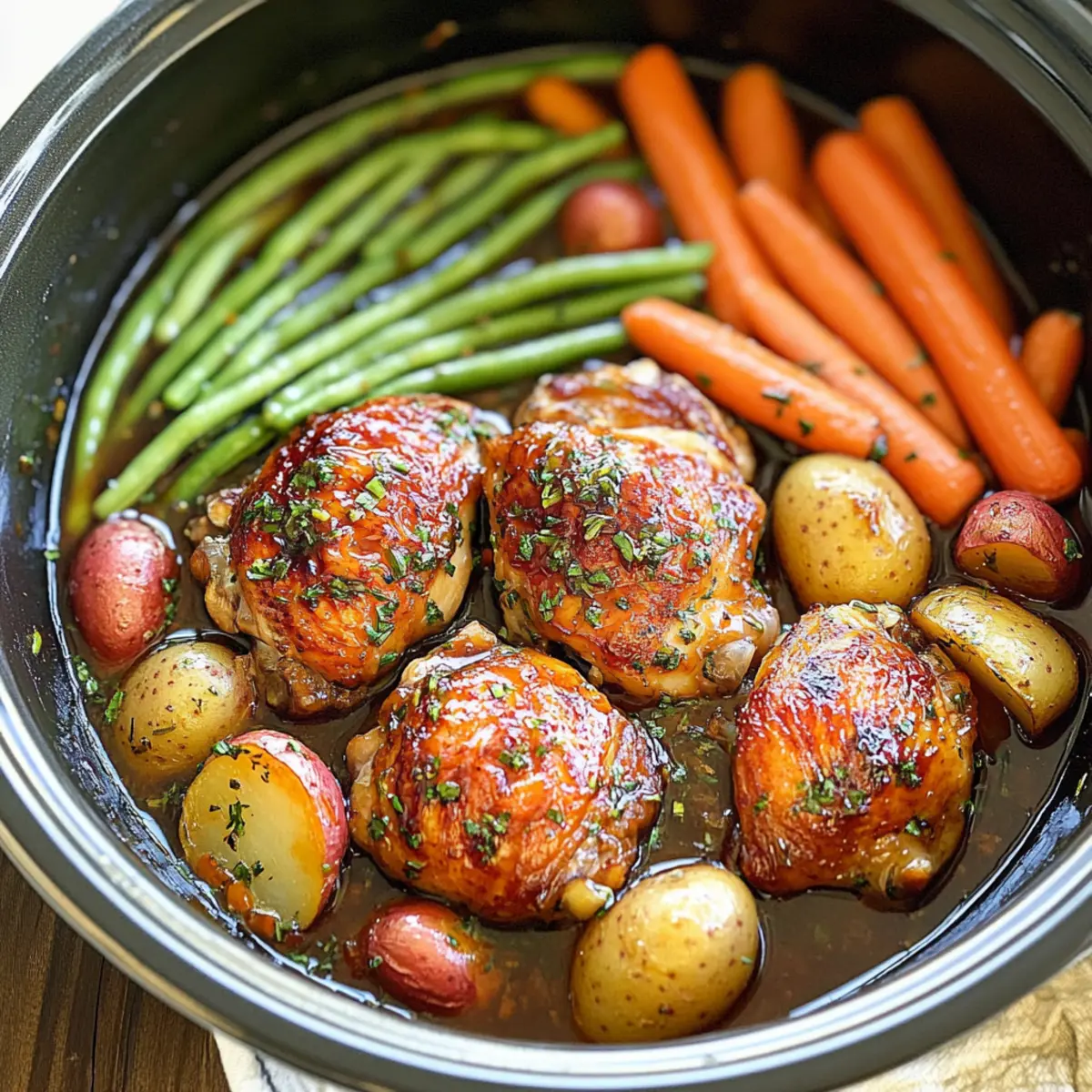 Honey Garlic Chicken and Veggies