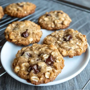 Gluten Free Oatmeal Chocolate Chip Cookies