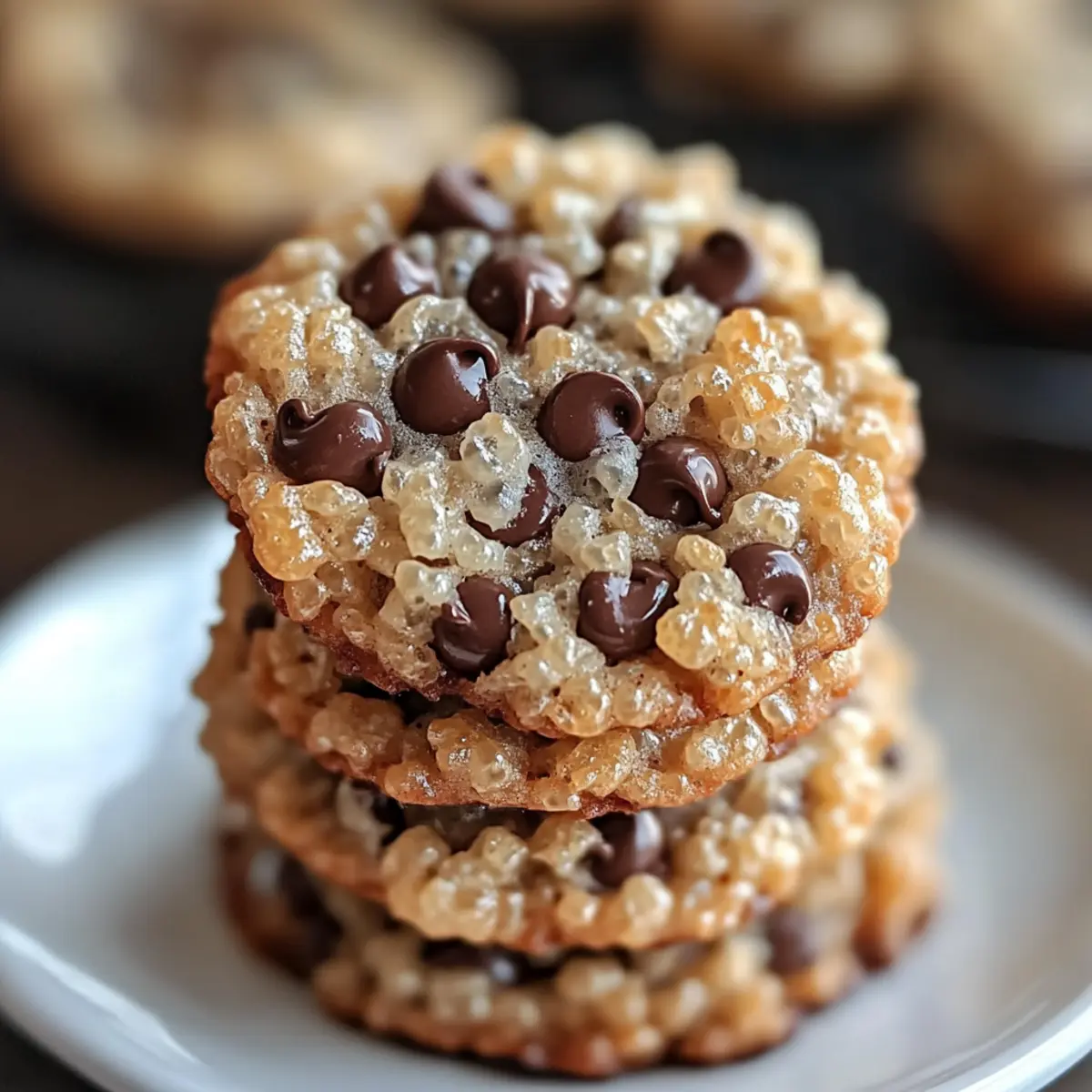 Rice Krispie Chocolate Chip Cookies