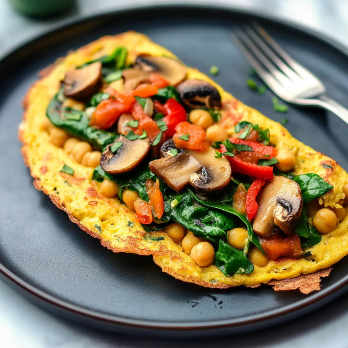 Chickpea Omelette