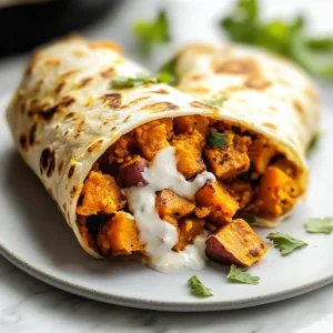 Sweet Potato Breakfast Burrito
