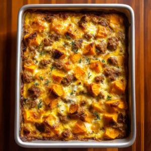 Sweet Potato Egg Casserole