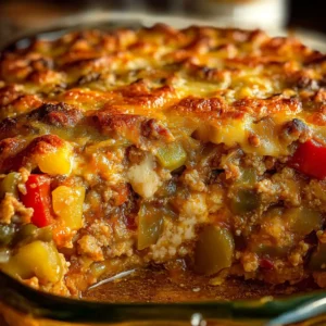 Stuffed Bell Pepper Loaf