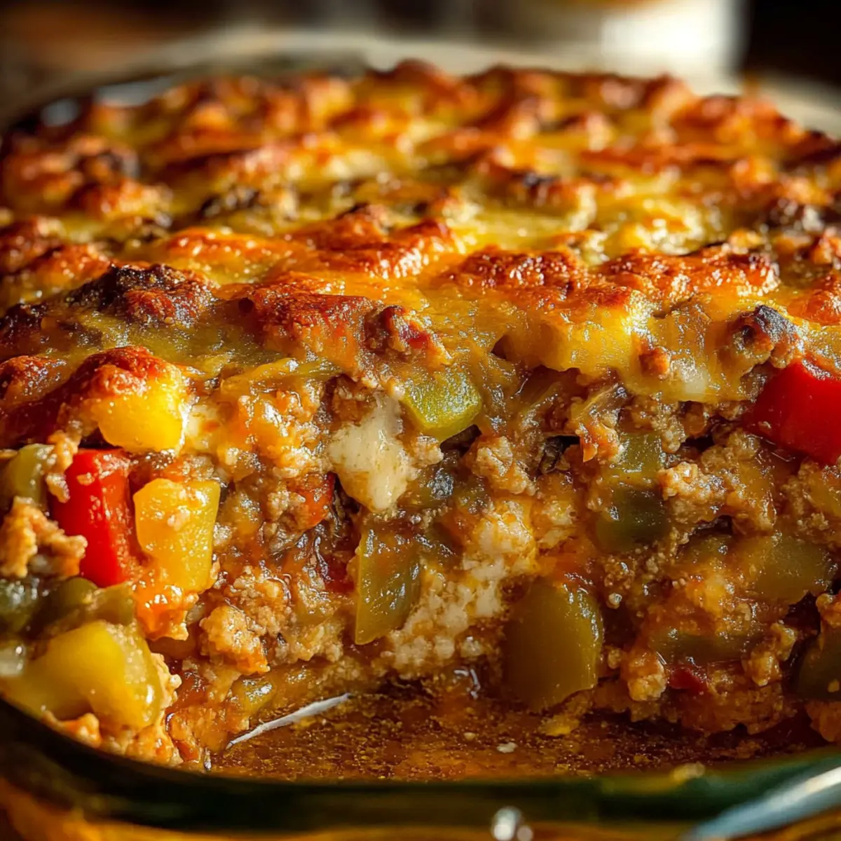 Stuffed Bell Pepper Loaf