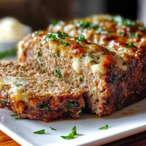 Garlic Parmesan Meatloaf