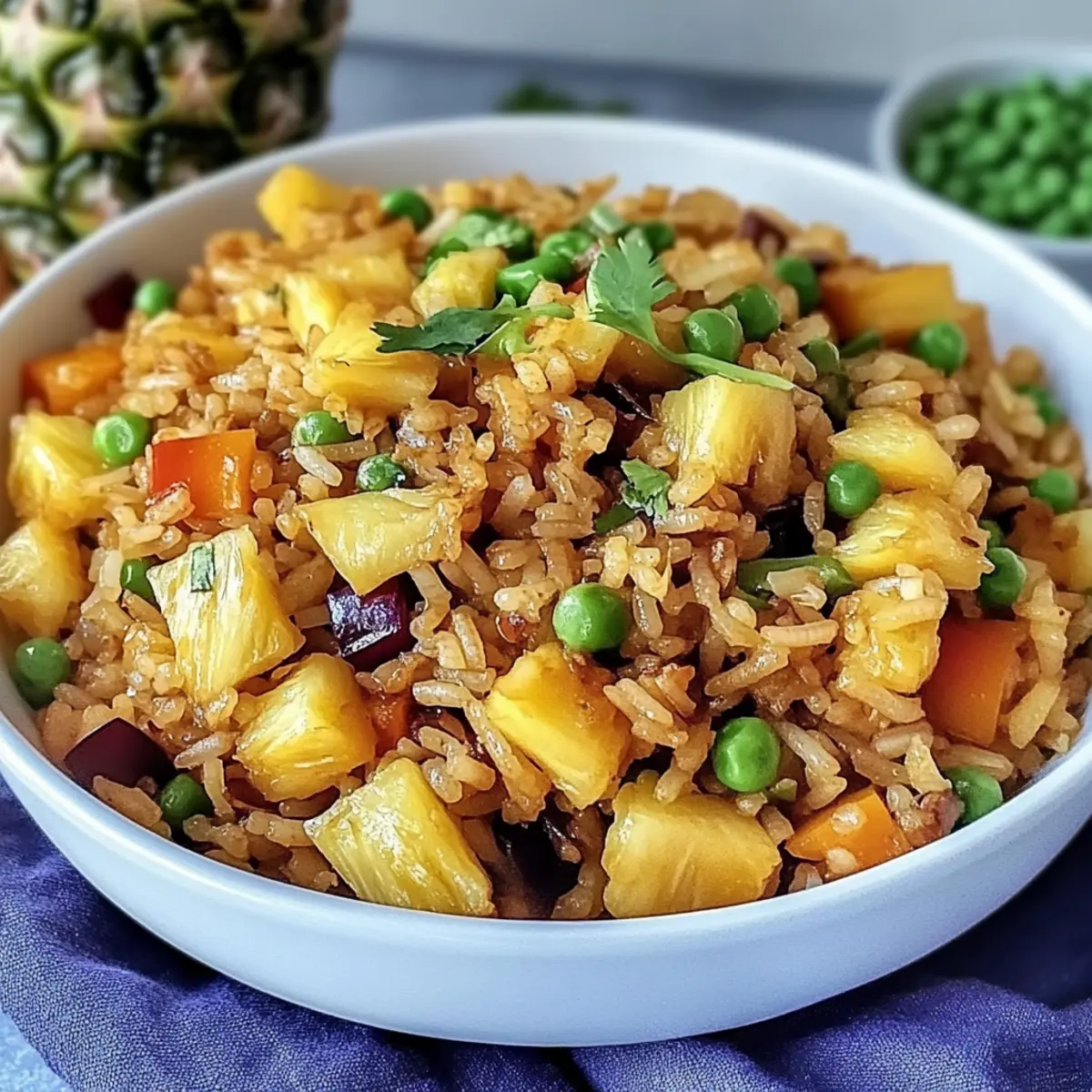 Vegetarian Pineapple Fried Rice