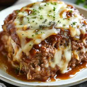 French Onion Meatloaf