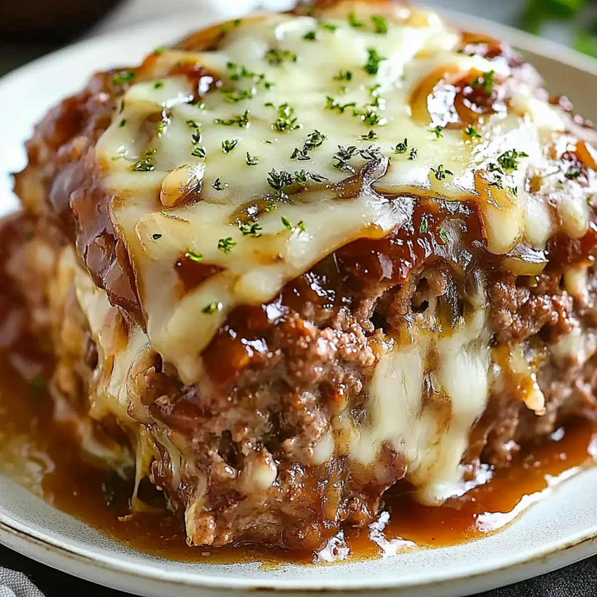 French Onion Meatloaf
