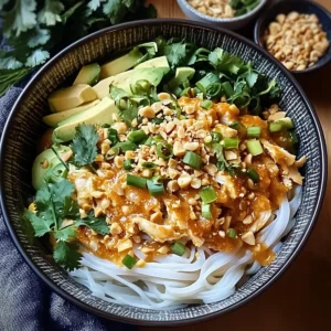 Thai Peanut Chicken Noodle Bowls