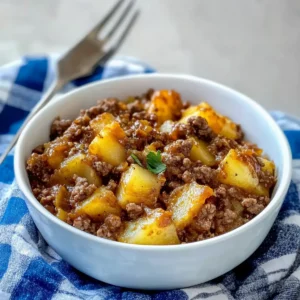 Homemade Hamburger Hash