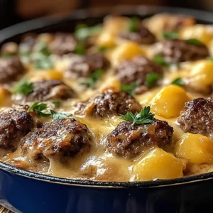Amish Hamburger Steak Bake