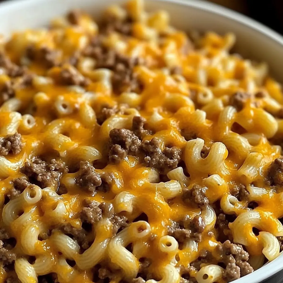 Cheesy Hamburger Helper