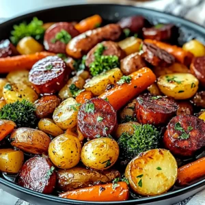 Honey Garlic Kielbasa & Veggies