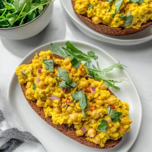 10-Minute Fluffy Chickpea Scramble