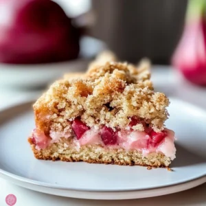 German Rhubarb Streusel Cake