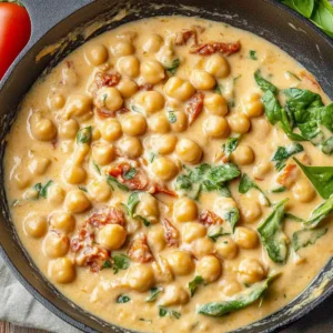 Sun-Dried Tomato Chickpeas