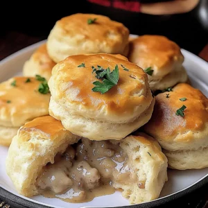 Biscuits & Gravy Bombs
