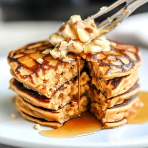 5-Ingredient Sweet Potato Banana Pancakes