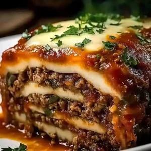 Stuffed Italian Meatloaf