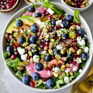 Blueberry Pistachio Spring Salad
