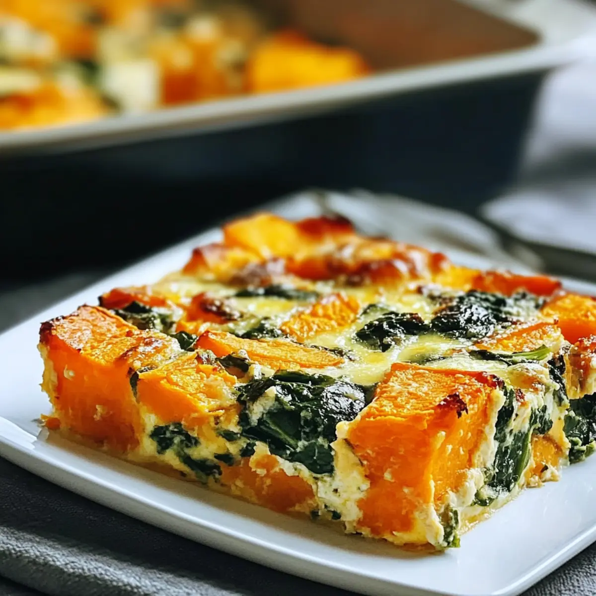 Sweet Potato Spinach Bake
