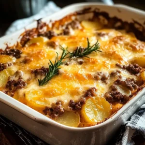 5-Ingredient Hamburger & Potato Casserole