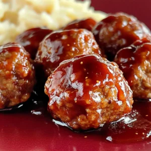 Tangy BBQ Turkey Meatball