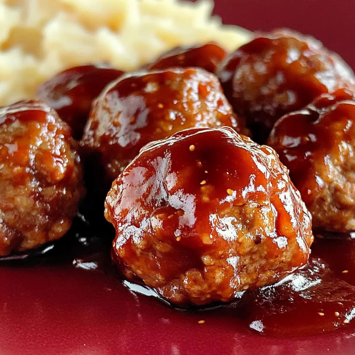 Tangy BBQ Turkey Meatball