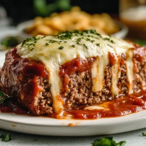 Stuffed Italian Meatloaf