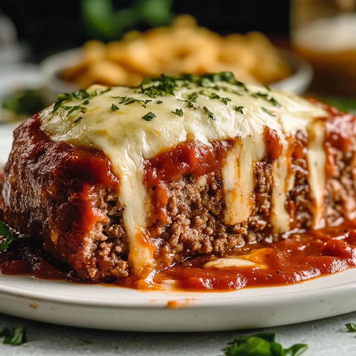 Stuffed Italian Meatloaf
