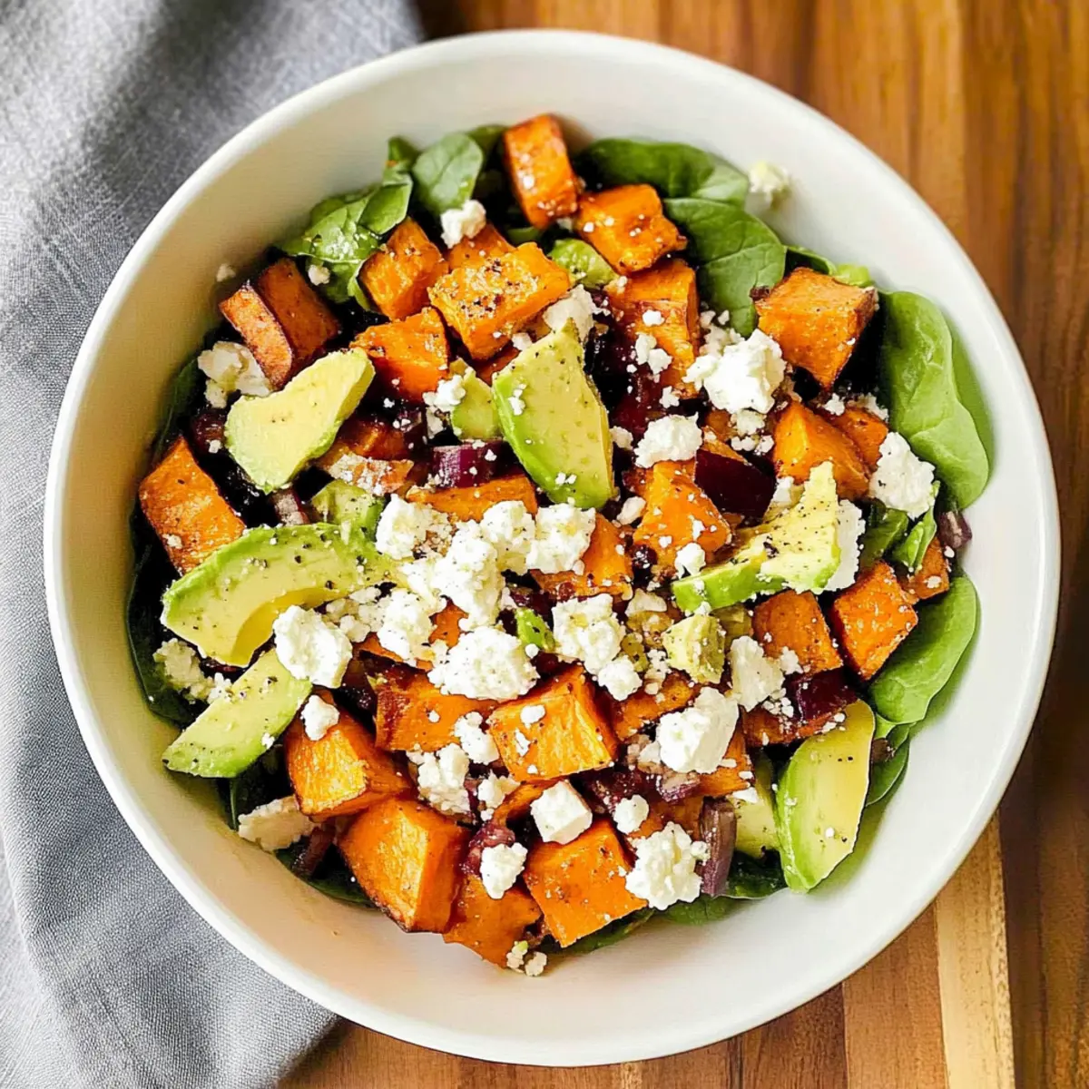 Sweet Potato and Feta Salad