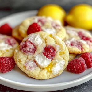Lemon Raspberry Cookies