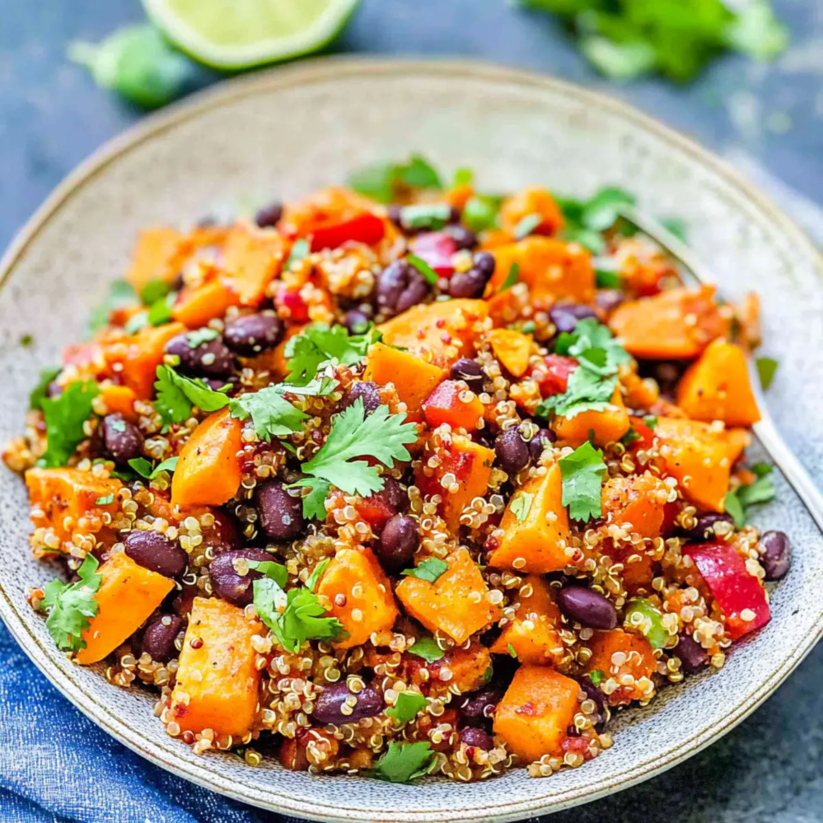 Sweet Potato Quinoa Black Bean Salad