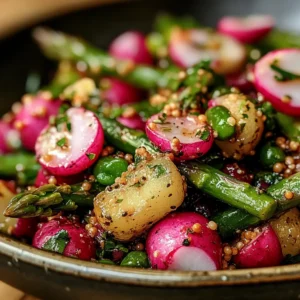 Roasted Asparagus and Radishes
