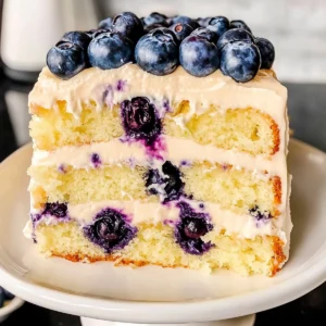 mother's day Lemon Blueberry Layer Cake