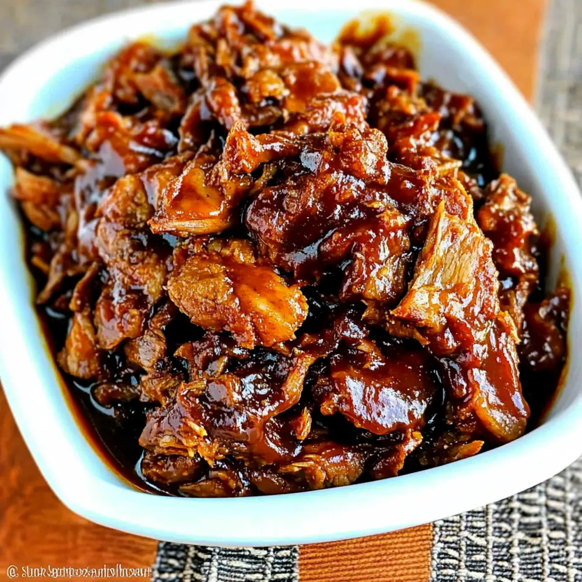 Slow Cooker BBQ Pork Shoulder