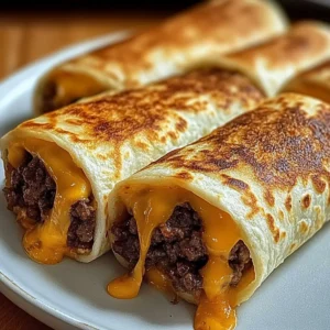 Midwest Country Garlic Butter Beef Cheeseburger Rollups